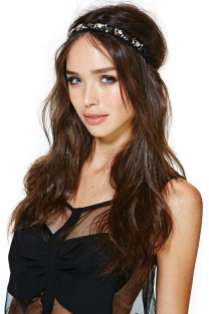 After Gossip Girl, I think it is safe to say that headbands are so in. This stoned headband is the perfect addition to spice up any outfit.
